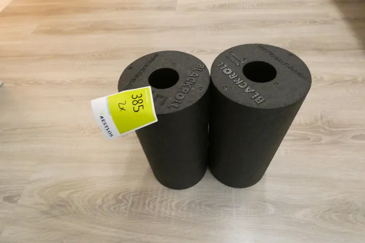 2x Blackroll Faszienrolle, schwarz